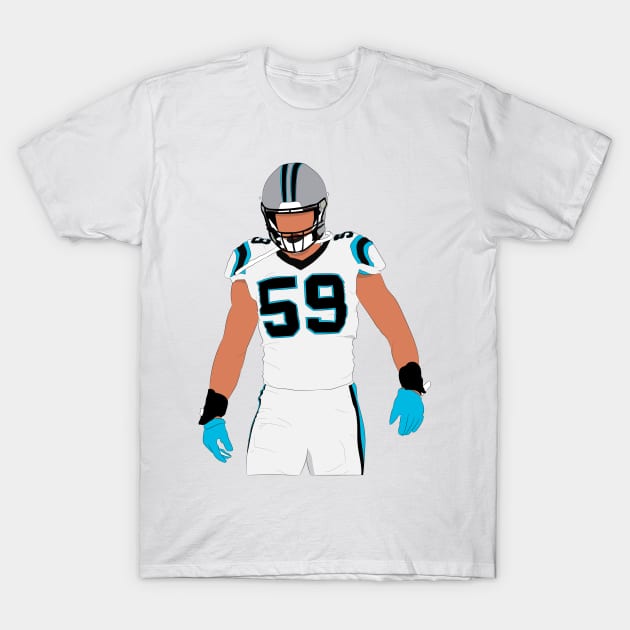 Luke Kuechly T-Shirt by SickSticksCo